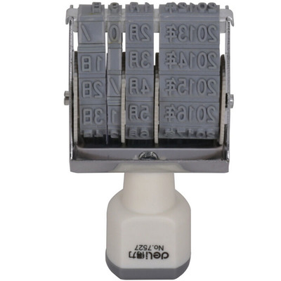 得力日期印章 高效便捷的办公打码利器